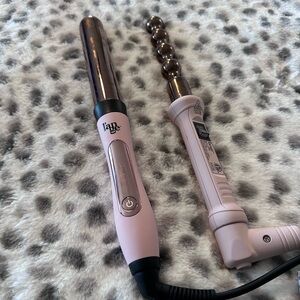 L'ange Pink Curling Wand Set